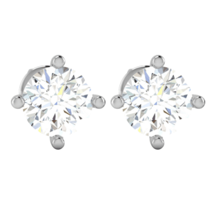 עגילי יהלום קלאסי עד 1 קראט