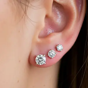 עגילי יהלום