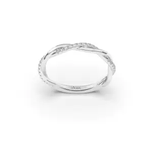 טבעת יהלומים טוויסט