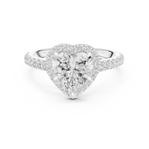 טבעת אירוסין לב היילו