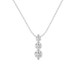 שרשרת יהלומים טריו מדורגת