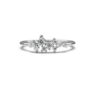 טבעת יהלומים Starlight כוכבים